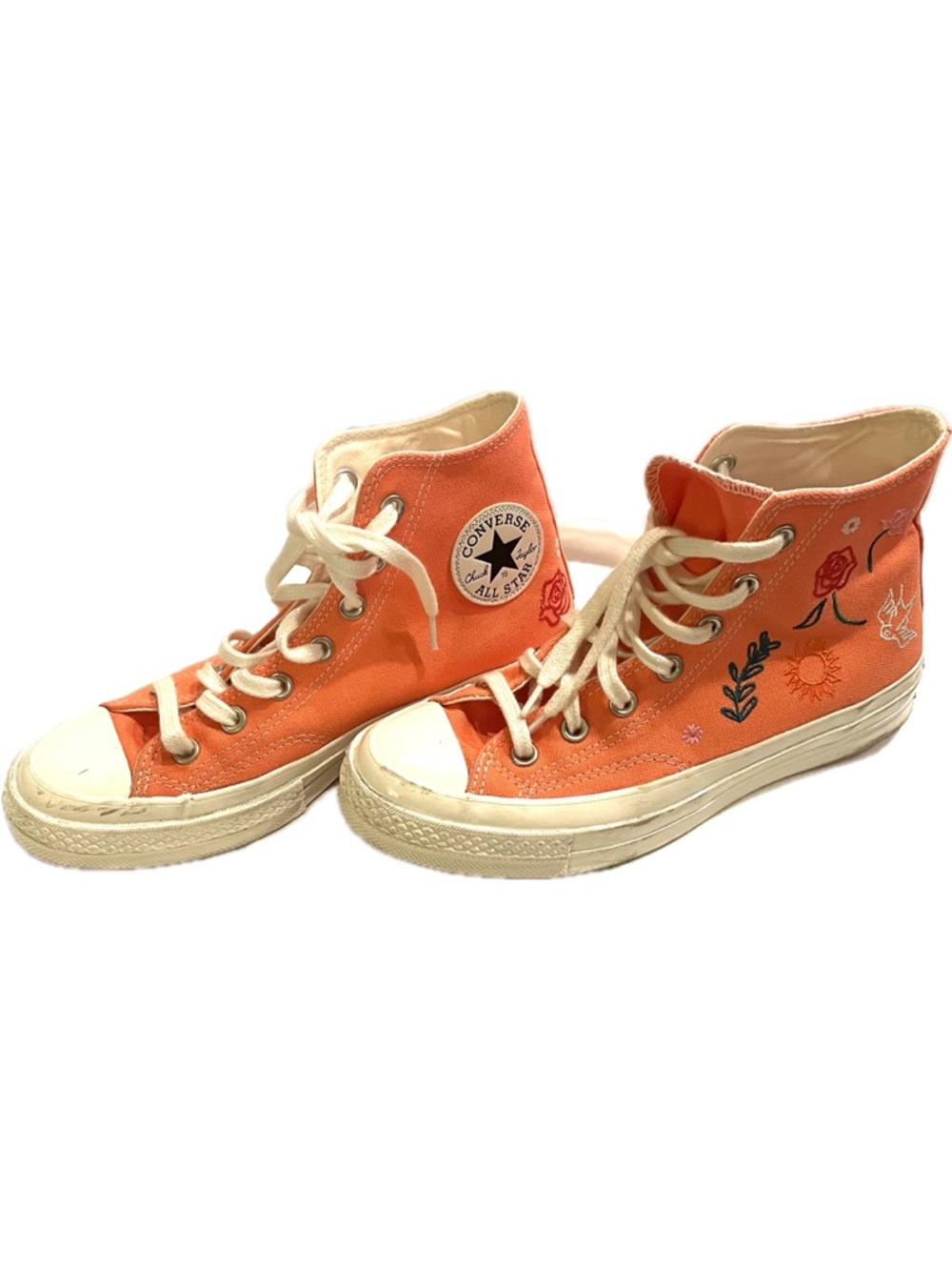 Converse Chuck 70 Summer Embroidery in color Watermelon Slushy Egret - Picture 5 of 12